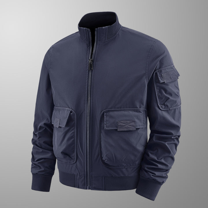 Herren leichte Übergangsjacke mit vielen Taschen Echo Archiv