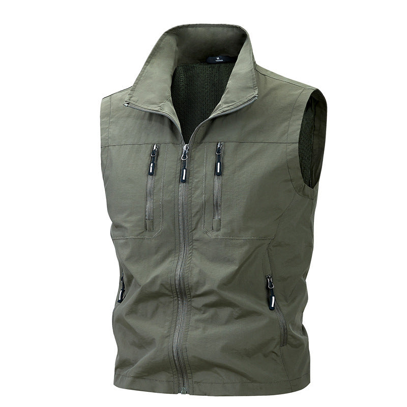 Herren Leichte Outdoor-Weste mit praktischen Taschen Echo Archiv