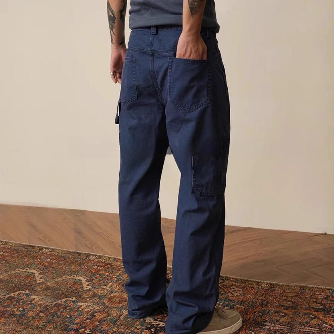 Herren Modische Cargo-Hose Echo Archiv