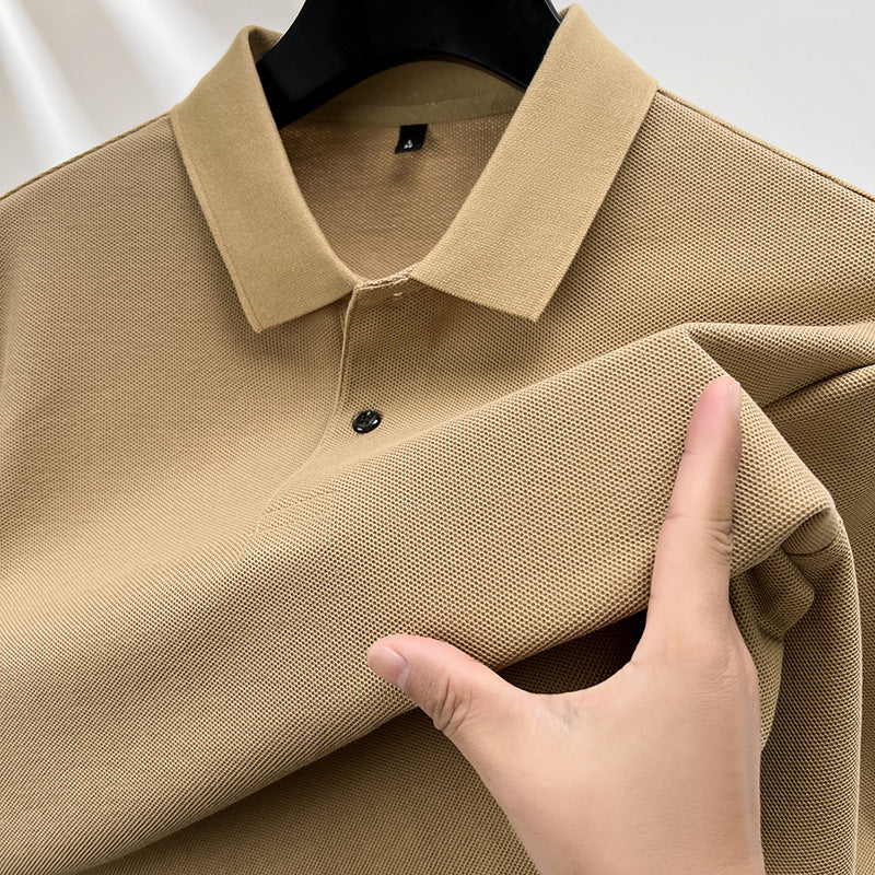 Herren Poloshirt mit langem Arm aus atmungsaktivem Funktionsmaterial Echoarchiv
