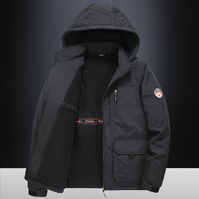 Herren Technische Übergangsjacke mit Fleece-Innenfutter Echo Archiv