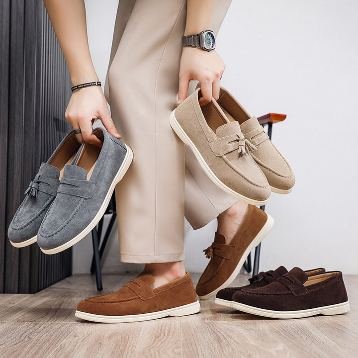 Herren Elegante Mokassins mit Quasten Echo Archiv
