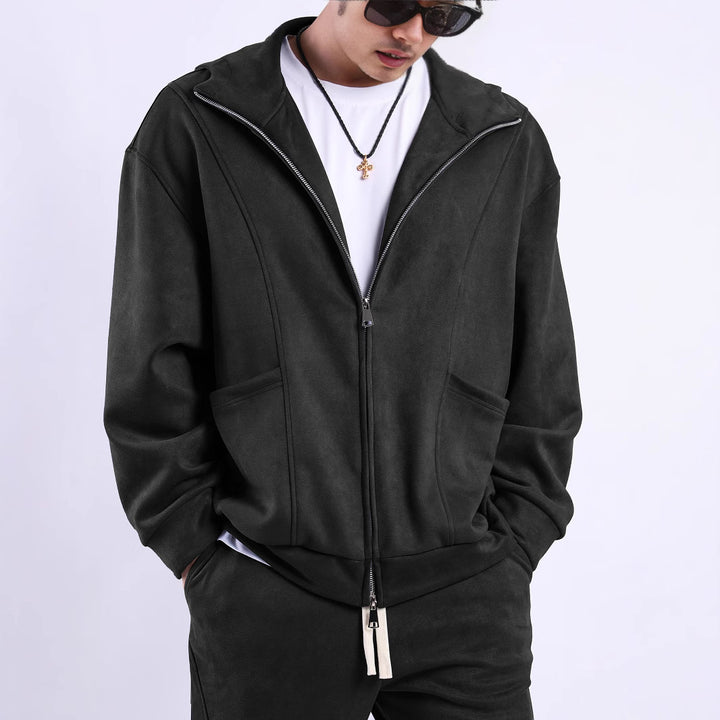 Herren Fleecejacke mit ergonomischem Schnitt und praktischen Taschen Echoarchiv