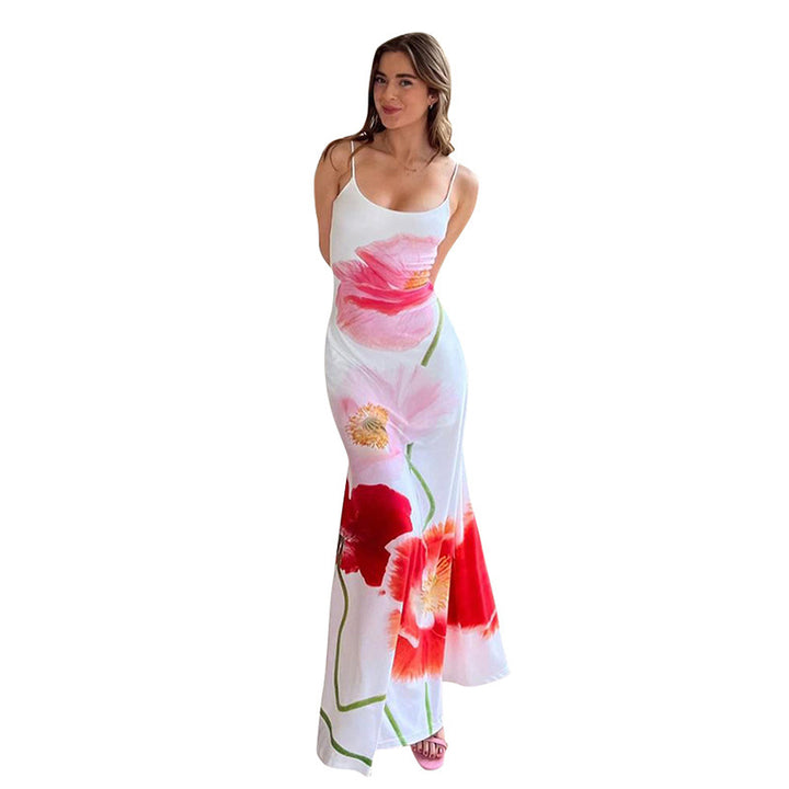 Damen Maxikleid mit floralem Muster Echo Archiv