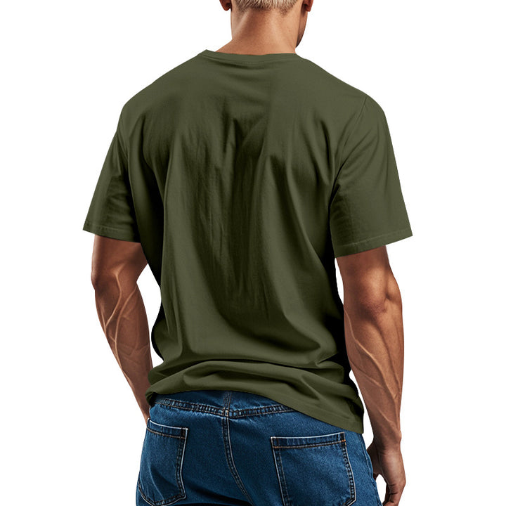 Herren lässiges T-Shirt aus biozertifizierter Baumwolle mit modernem Schnitt Echoarchiv
