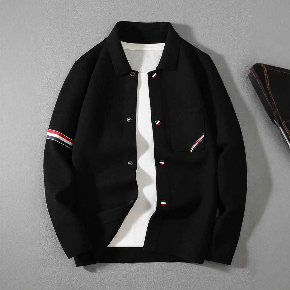 Herren Hemdjacke mit modernem Schnitt und sportlichen Akzenten Echoarchiv