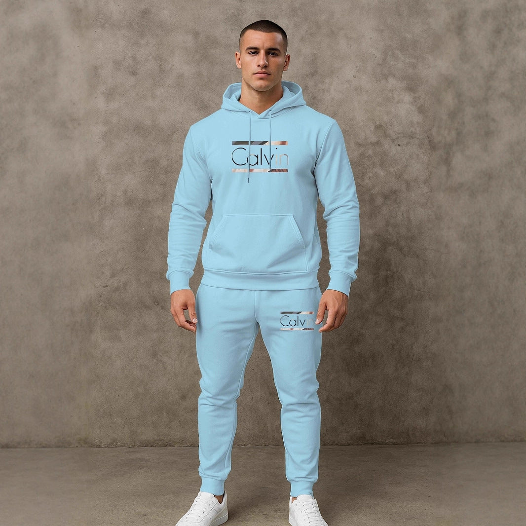 Herren Sportlicher Hoodie mit passenden Jogginghosen Echoarchiv