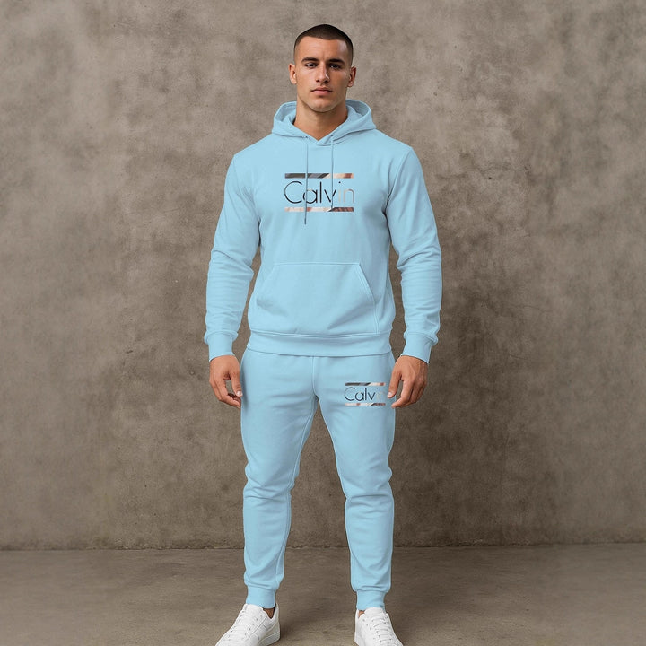 Herren Sportlicher Hoodie mit passenden Jogginghosen Echoarchiv