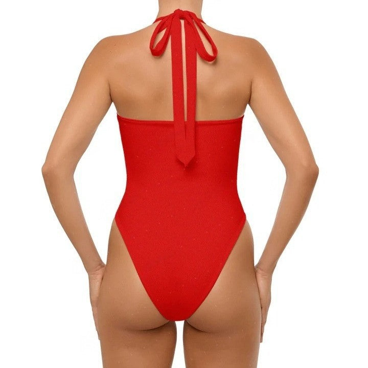 Damen Einteiler Badeanzug mit Cut-Out-Design Echo Archiv