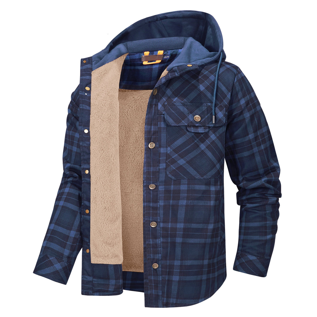 Herren Flanelljacke mit weichem Futter – Taviero