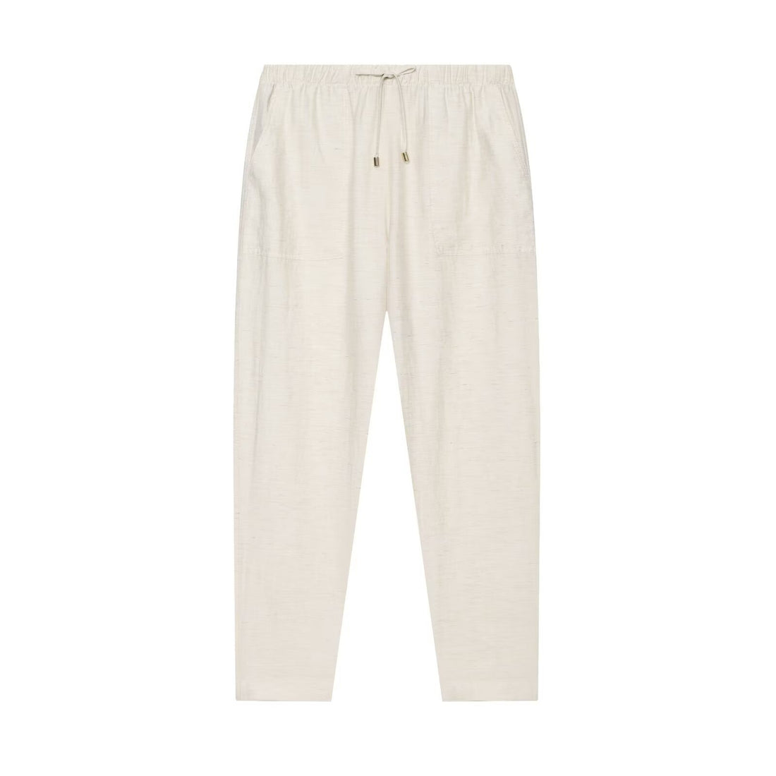 Damen Leinen-Mix Joggerhose mit elastischem Bund und schmalem Bein Echo Archiv