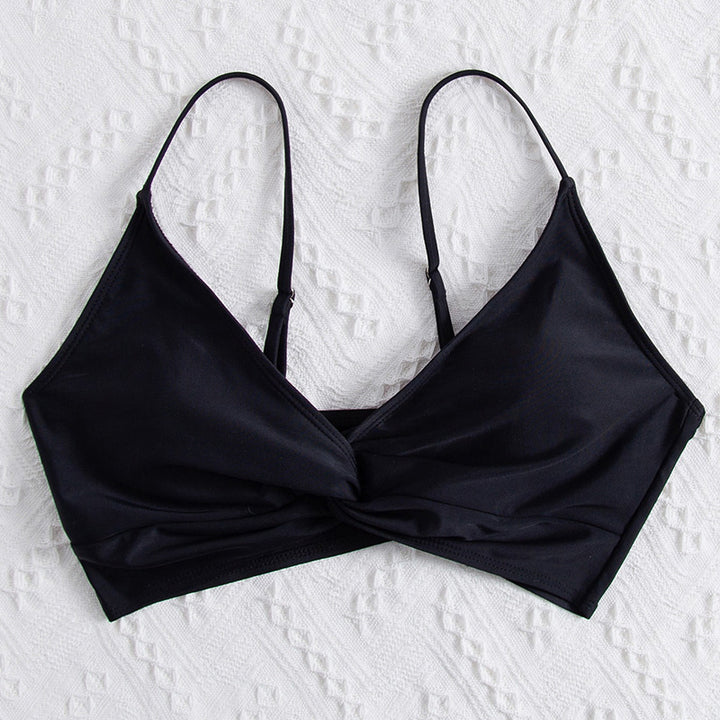 Damen sommerlicher Bralette-Bikinioberteil mit eleganter Twist-Detail Echo Archiv