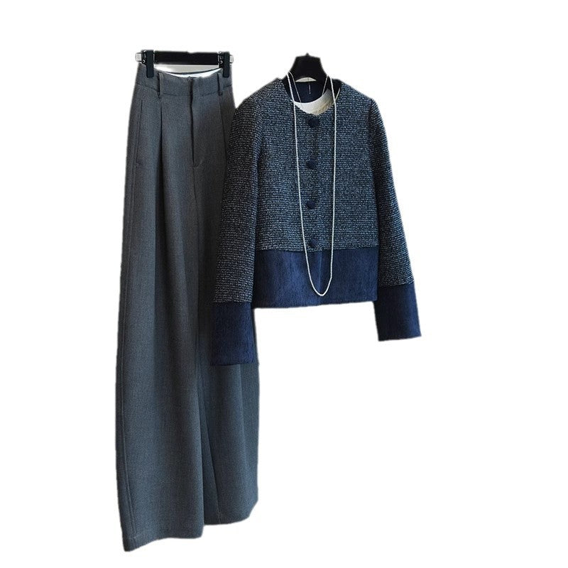 Damen Elegante Kurzjacke mit strukturiertem Gewebe Echoarchiv