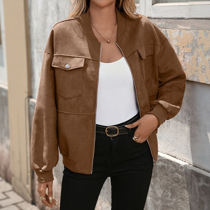 Damen Oversized Bomberjacke Echo Archiv