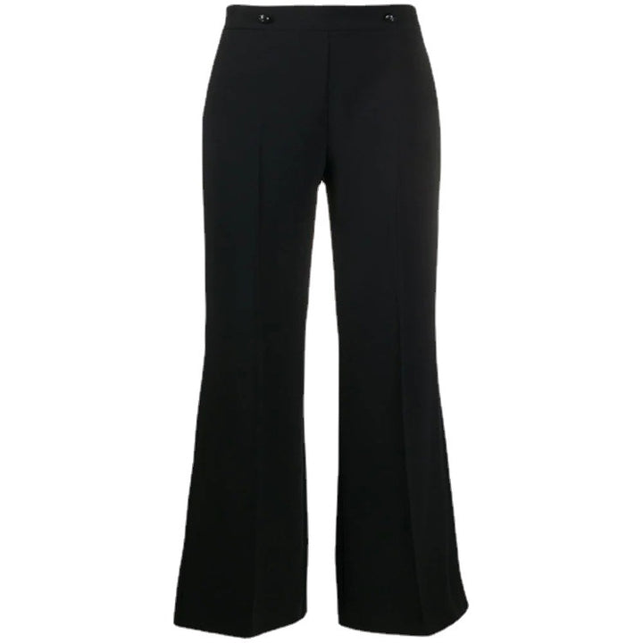 Damen Hochtaillierte Tailoring-Palazzohose mit Bügelfalte und weitem Bein Echoarchiv