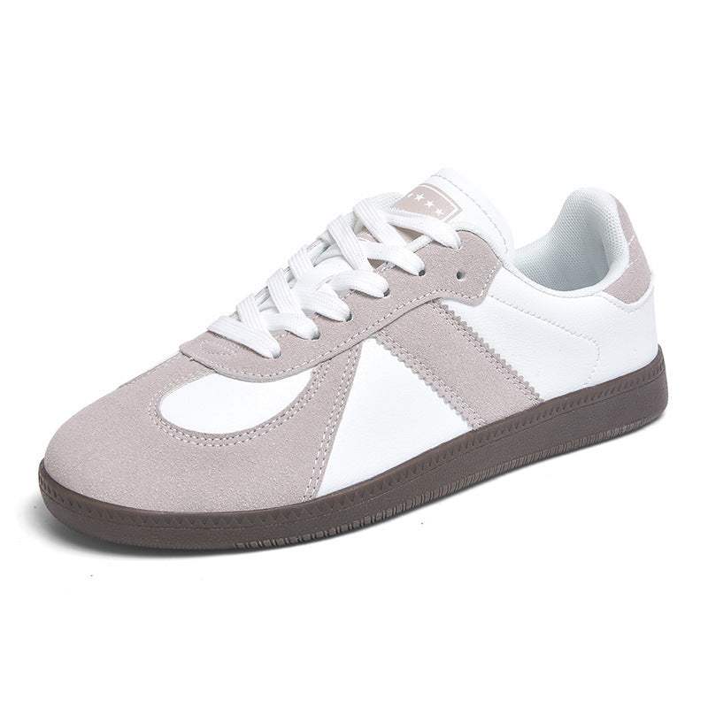 Unisex nan urbaner Tennis-Sneaker mit Veloursleder-Overlays gepolstertem Fersenkragen und vulkanisierter Gummisohle Echo Archiv