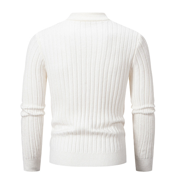 Herren eleganter Strickpullover mit modernem Zopfdesign Echoarchiv
