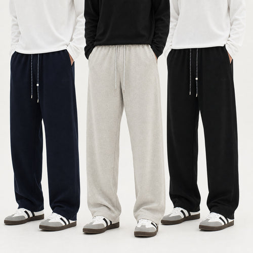 Herren Weiche Relax-Fit Jogginghose mit weitem Bein und Kordelzug Echo Archiv