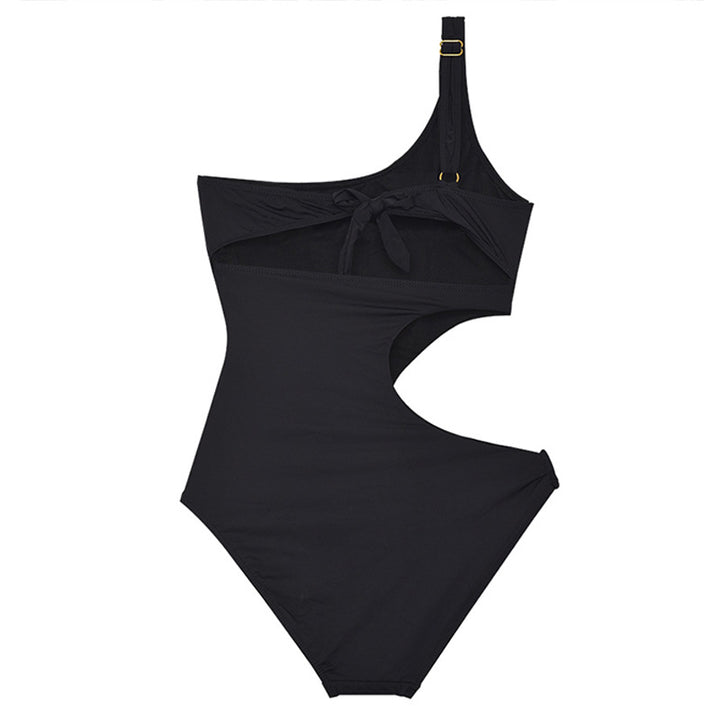 Damen Einteiler Badeanzug mit asymmetrischem Schnitt und eleganten Cut-Outs Echo Archiv