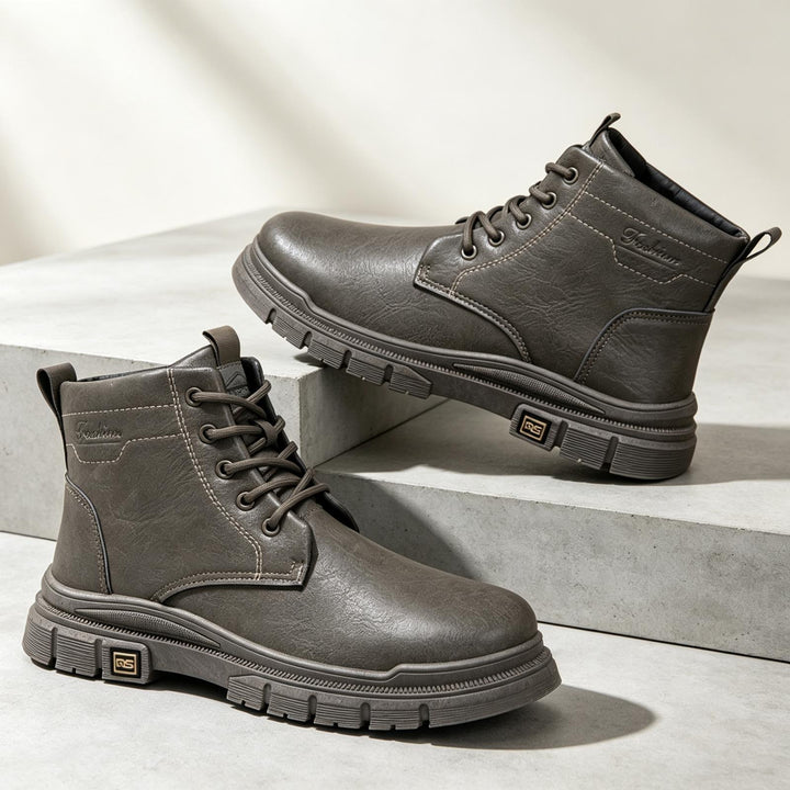 Herren Robuste und stilvolle Lederboots Echoarchiv