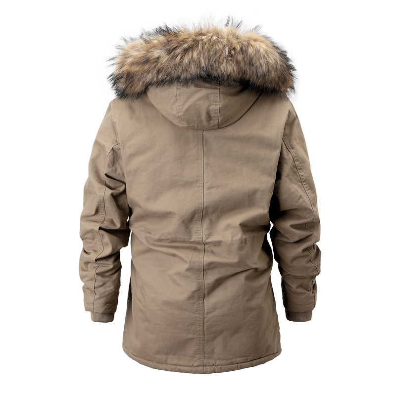 Herren Winterparka mit abnehmbarer Kapuze und wärmendem Innenfutter Echoarchiv