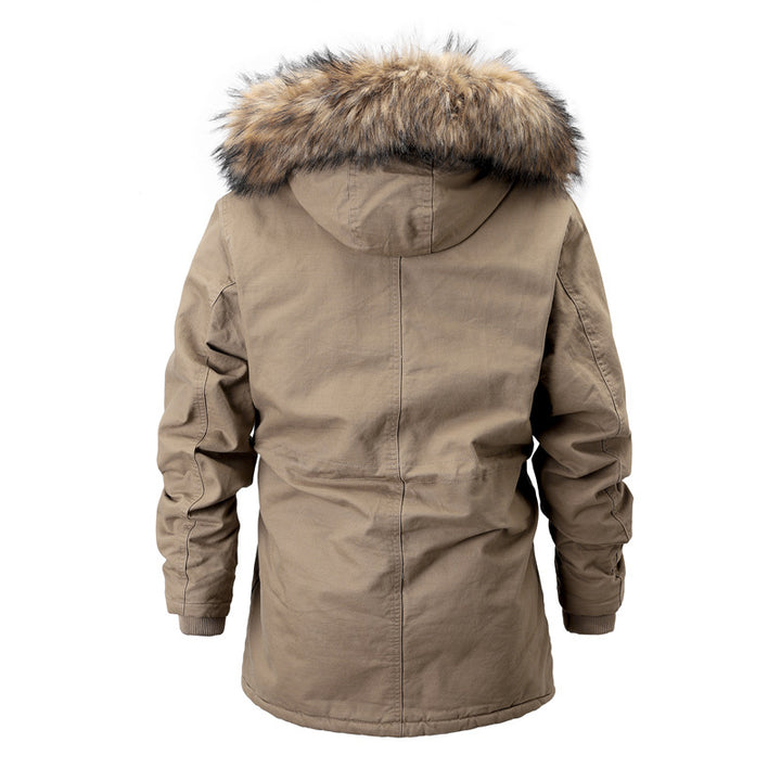 Herren Winterparka mit abnehmbarer Kapuze und wärmendem Innenfutter Echoarchiv