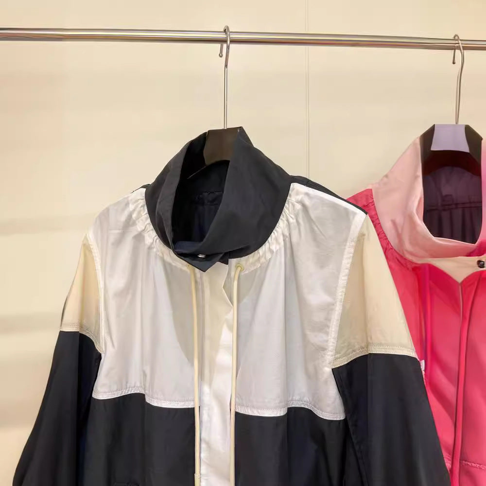 Damen Sportliche Übergangsjacke mit hohem Kragen Echoarchiv