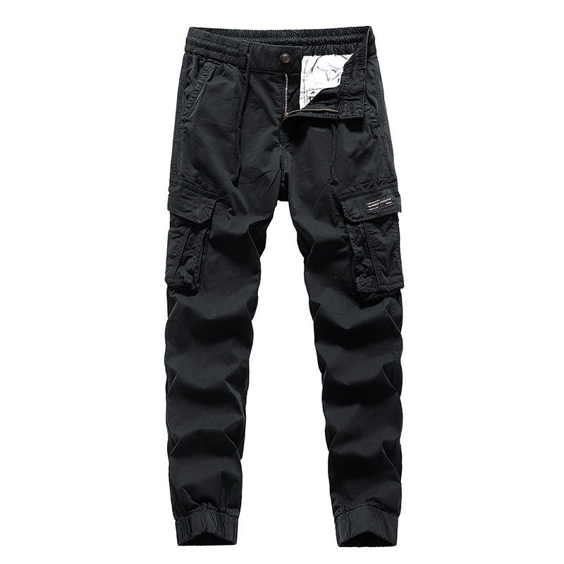 Herren Cargo-Jogginghose im Utility‑Stil mit Elastikbund, Tunnelzug und Mehrfach‑Cargotaschen Echo Archiv
