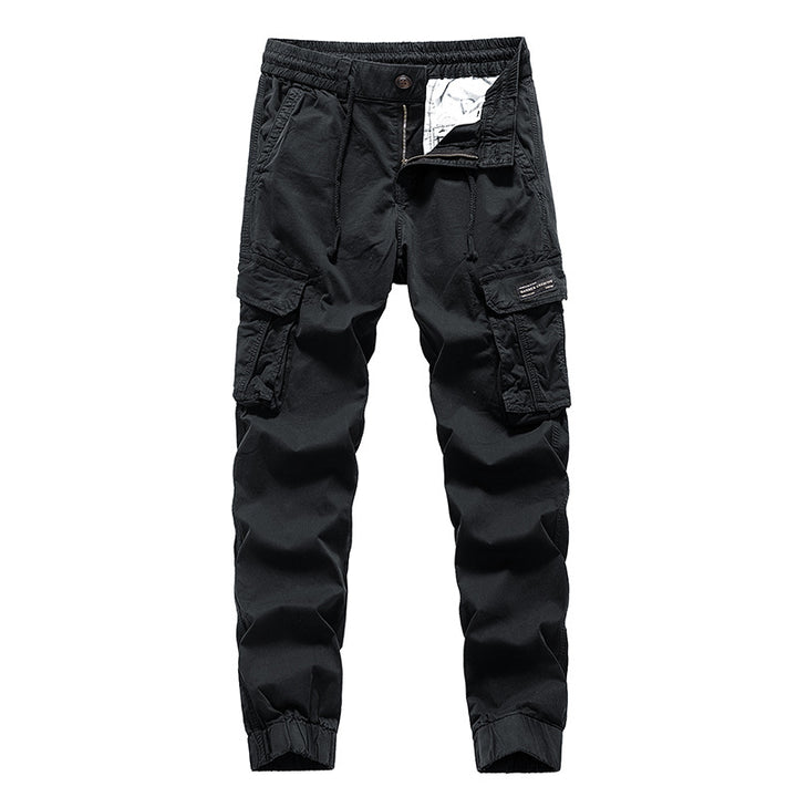 Herren Cargo-Jogginghose im Utility‑Stil mit Elastikbund, Tunnelzug und Mehrfach‑Cargotaschen Echo Archiv