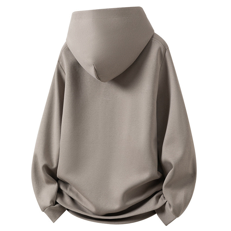 Herren Kapuzenpullover mit Knopfleiste und Kängurutasche Echoarchiv