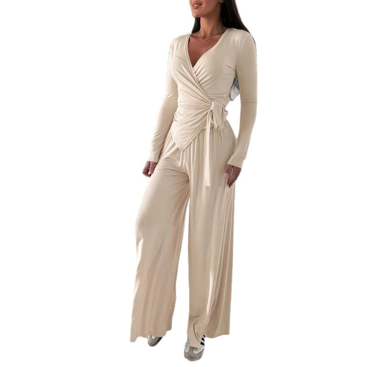 Damen Elegantes Wickel-Jumpsuit Echo Archiv