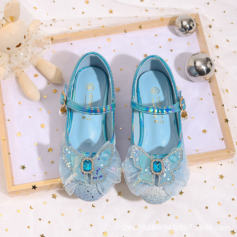 Damen Glitzernde Ballerinas mit Blumenmotiv Echo Archiv