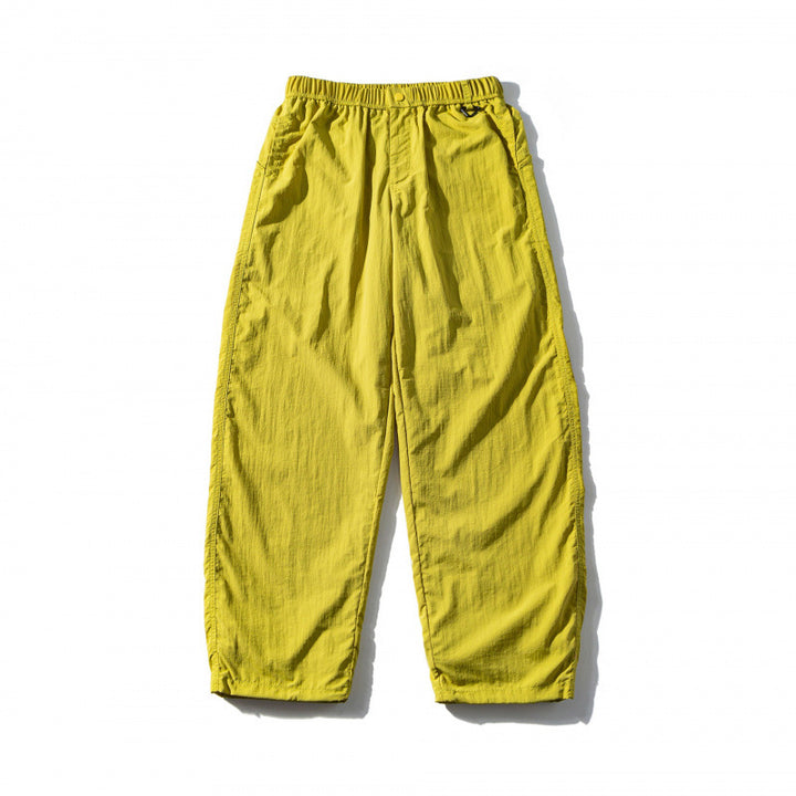 Unisex Weite Crinkle-Hose mit elastischem Tunnelzugbund, tiefem Schritt und Seitentaschen Echo Archiv