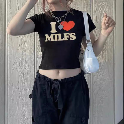 Damen Crop-Top mit floralem Grafikdruck und figurbetontem Schnitt Echo Archiv