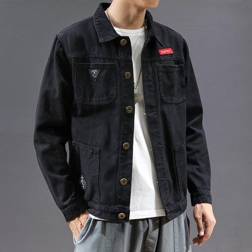 Herren Lässige Denimjacke Echoarchiv 1788342127
