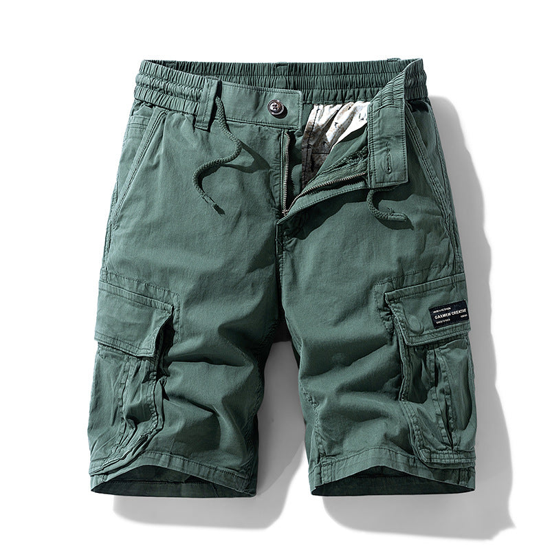 Herren multifunktionale Cargoshorts mit elastischem Bund und praktischen Seitentaschen Echoarchiv