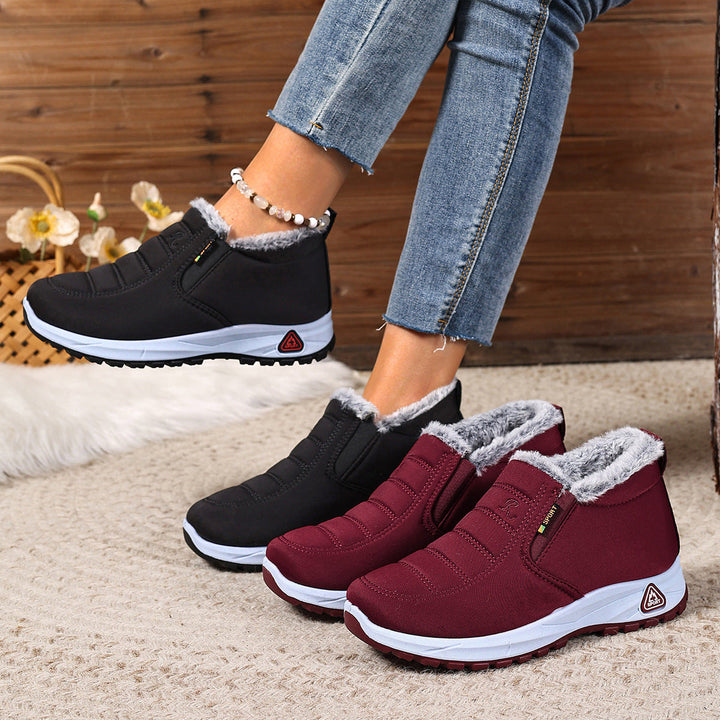 Damen Winter Slip-On Sneaker | Warmes Futter & Rutschfeste Sohle | Große Größen – Lioré
