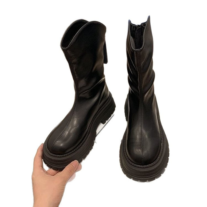 Damen Modische Chelsea-Stiefel mit robustem Profil Echo Archiv