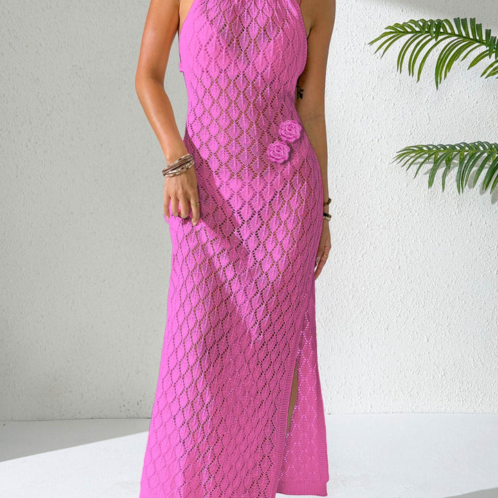 Damen eleganter Häkel-Maxikleid Echo Archiv