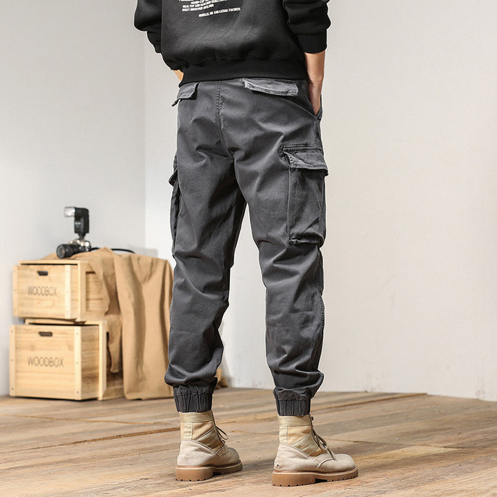 Herren Military-inspirierte Relaxed-Cargo-Jogger aus Ripstop-Baumwolle mit aufgesetzten Klappentaschen Echo Archiv