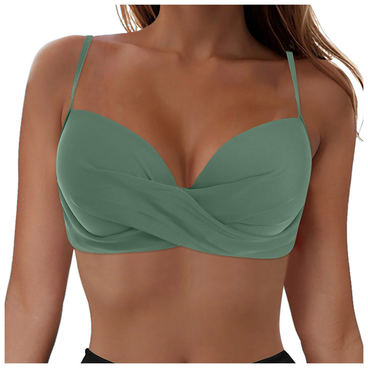 Damen Elegantes Bikinioberteil mit Wickeldesign Echo Archiv