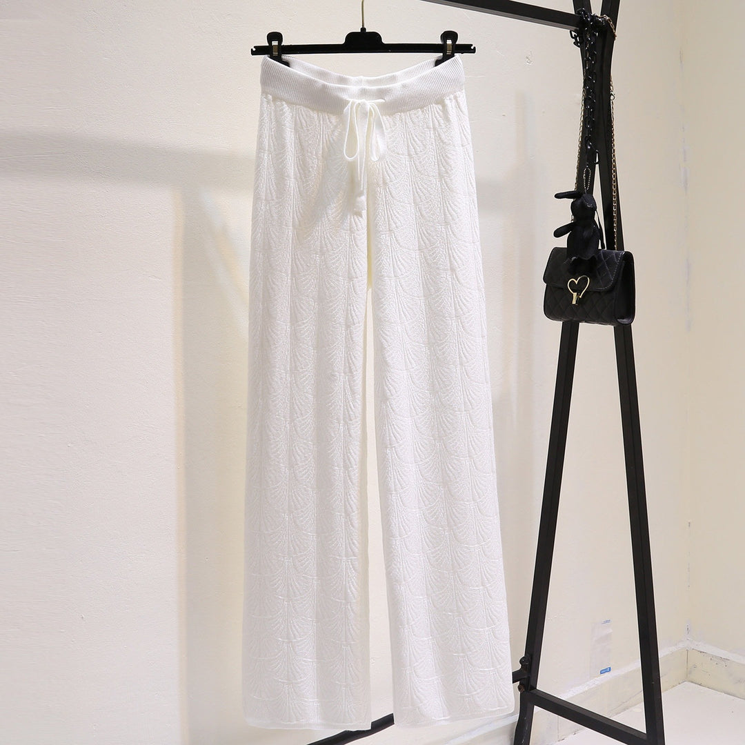 Damen Weite und bequeme Jersey-Hose Echo Archiv