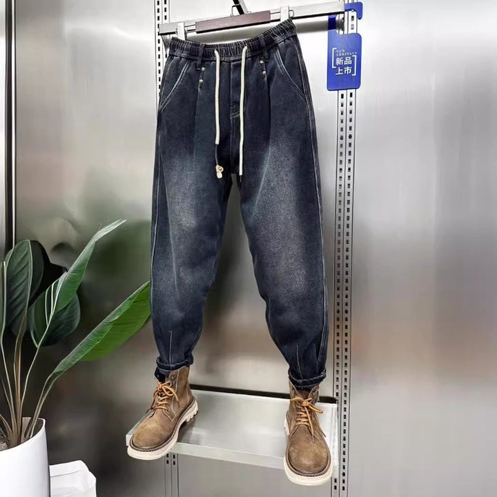 Herren Modische Ripped Jeans mit kreativen Patches Echoarchiv 1788342747