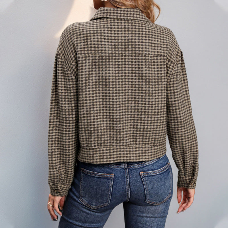 Damen Kariierte Overshirt Echo Archiv