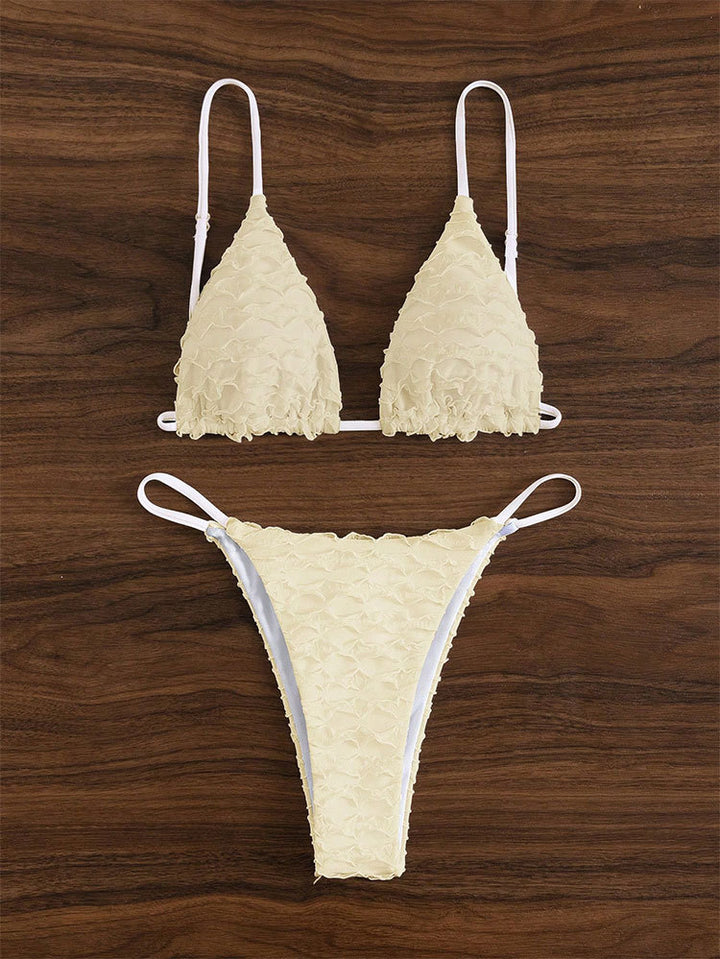 Damen Triangel-Bikini mit trendigen Rüschendetails Echo Archiv