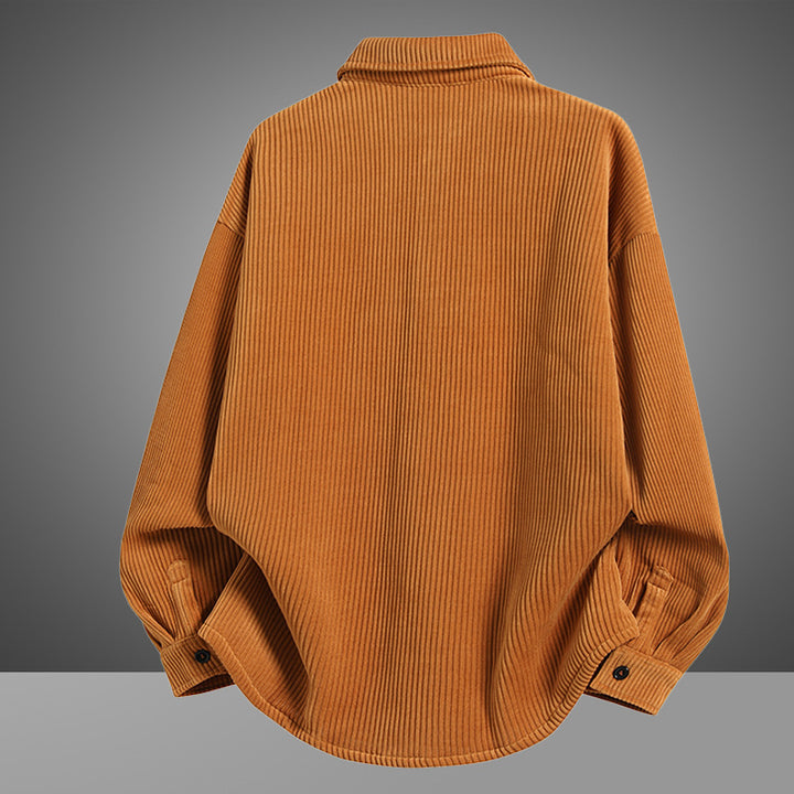Herren Cordhemdjacke mit praktischem Schnitt und Brusttasche Echoarchiv