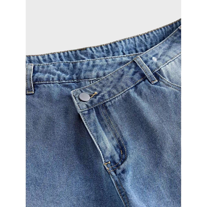 Damen Weite Denim-Hosen Echoarchiv