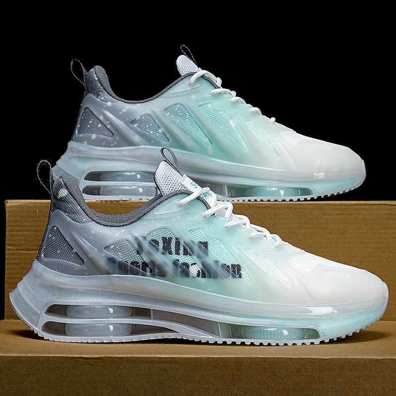 Herren Performance-Laufsneaker mit halbtransparentem Mesh-Obermaterial und sichtbarer Luftkammer – Tavélo