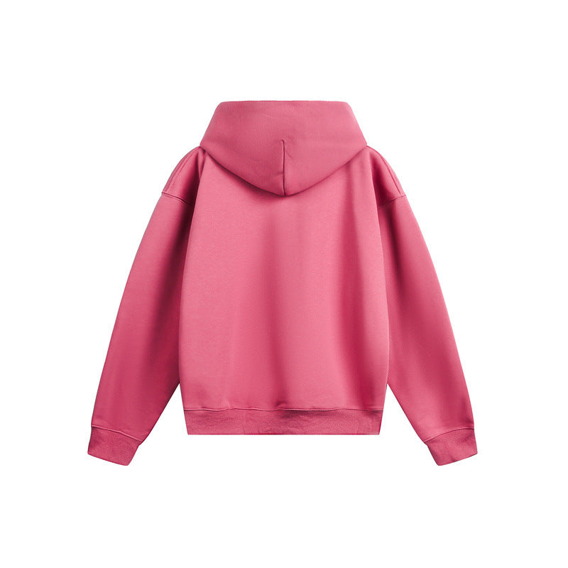 Damen Kapuzenpullover mit Statement-Print und Oversize-Schnitt Echoarchiv