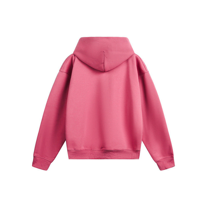 Damen Kapuzenpullover mit Statement-Print und Oversize-Schnitt Echoarchiv
